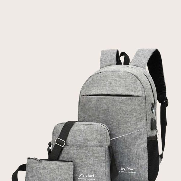 3 in 1 USB Laptop Multipurpose Laptop Backpack Set