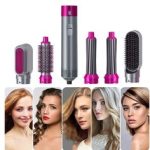5in1 Electric Comb for Straightening Dry or Wet Hair, Hot Air Brush, Comb for Curling and Styling Hair, Hair Dryer Styler - Image 3