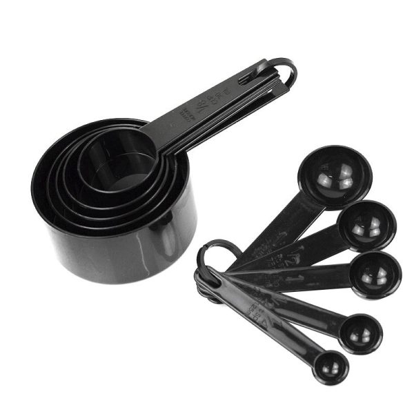 Measuring Spoon Black 10pcs Set