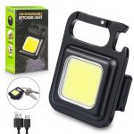 Portable Mini Rechargeable COB Keychain Light - Image 3