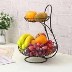 Iron Fruit Basket 2 Layer