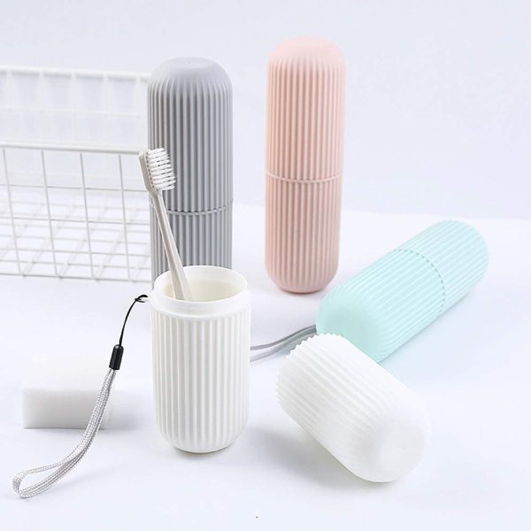 Portable Travel Case Toothpaste Brush Holder