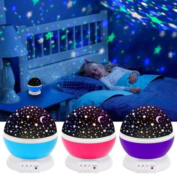 STAR MASTER Rotating Projection Lamp USB LED Night Light Sky