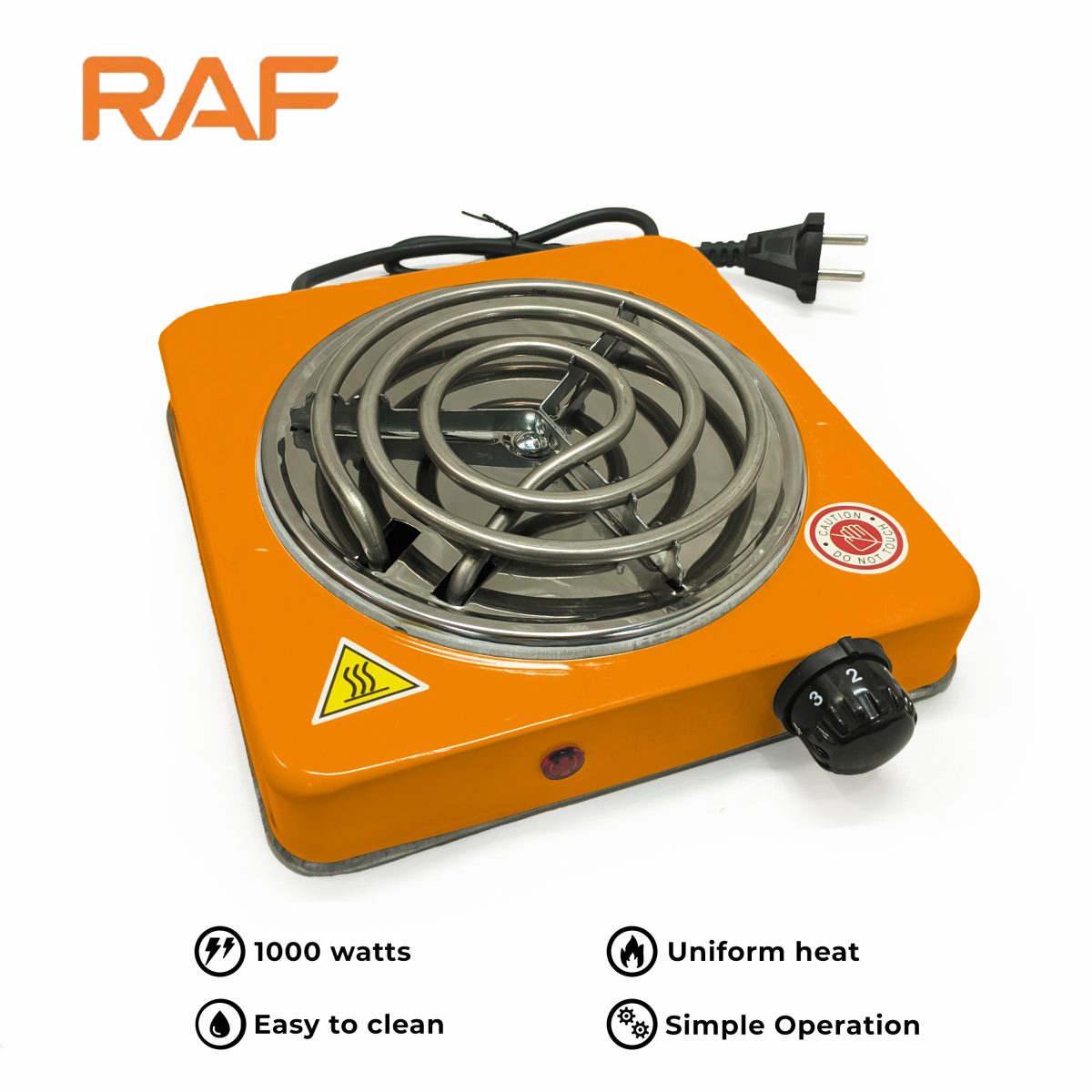 2323.jpg RAF Portable Electric Stove Hot Plate - Image 2
