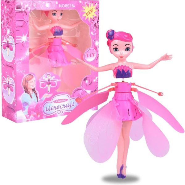 Magic Fairy Recharegable Sensor Flying Doll For Girls