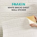 3D Foam Brick Wallpaper Sticker Sheet