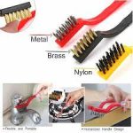 Nylon Brass Stainless Steel Mini Wire Cleaning Brush Set (Pack Of 3)