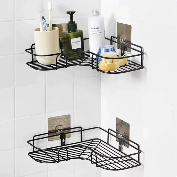Bathroom Corner Rack Self-Adhesive