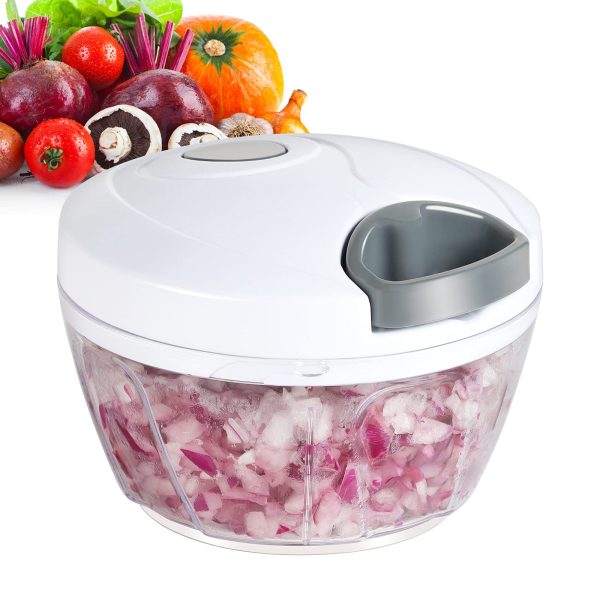3 blades manual food chopper