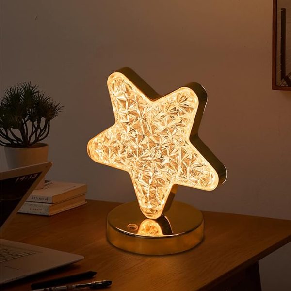 Acrylic LED Star Touch Table Lamp