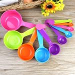 Rainbow Colours Measuring Spoon 10pcs Set