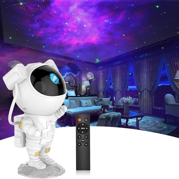 Star Astronaut Projector Galaxy Light Projector for Bedroom Starry Night Light Projector