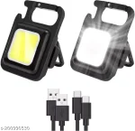 Portable Mini Rechargeable COB Keychain Light - Image 2