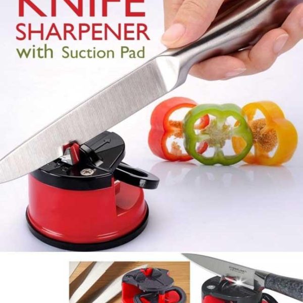 Knife Sharpener With Suction Pad