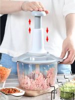 Manual Food Chopper Push For Vegetables & Meat - Image 2