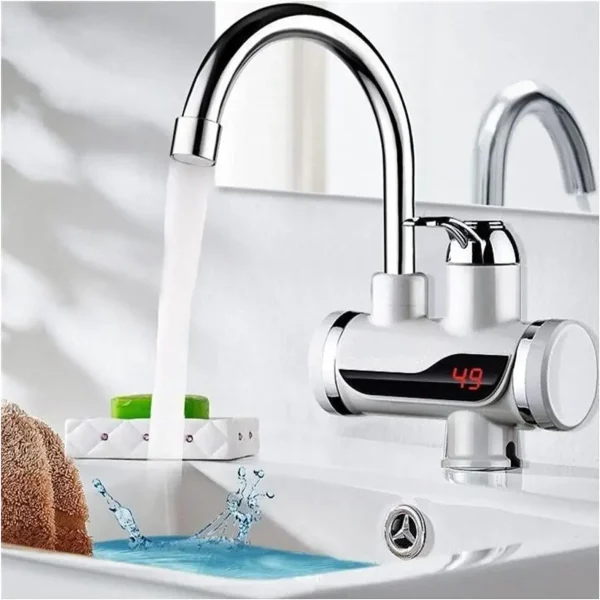 Instant Electric Water Heater With LED Temperature Display Hot Water Faucet