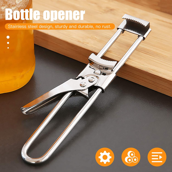 Adjustable Jar and Bottle Opener