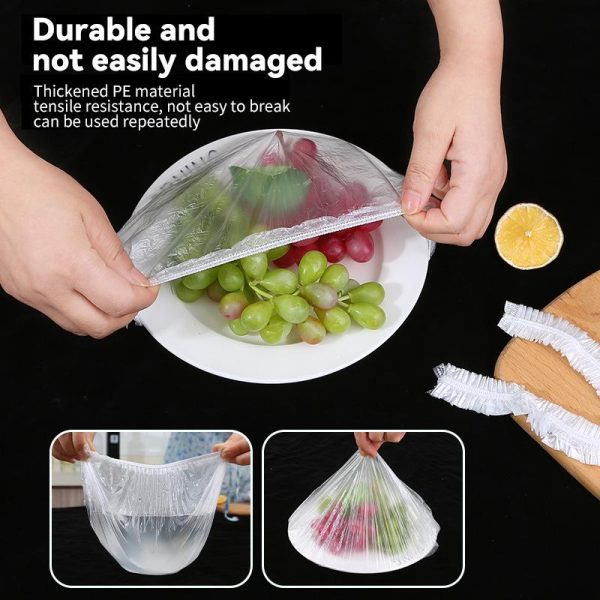 100 Pcs Pack Of Mini Food Cover Shoppers