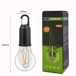 Portable Mini Rechargeable Warm Bulb With Hook With 3 Modes