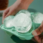 Silicone Flower Shape Ice Cube Tray - Image 2