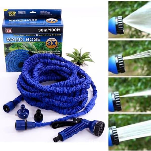 Magic Hose Pipe (100 ft) Available in Green & Blue Colour