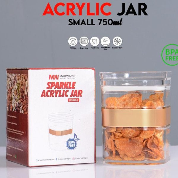 Sparkle Acrylic Jar Small (750 ml)