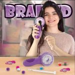 Electric hair braider kit for kids DIY automatic hair decoration braiding tool set fashion salon hair for girls