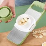 Kitchen 5 In 1 Stainless Steel Safe Multifunctional Manual Vegetable Slicer Cutter