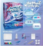 The master of the ebru water marble painting 6 colour