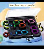 kids toy digital maze puzzle toy early educational toy children number maze sliding puzzle toy fun logics game