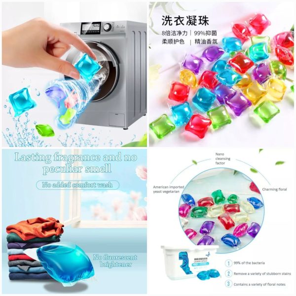 Pack of ten fragrance tablet washing shampoo