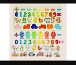 magnetic colour and number maze kids colour matching fishing board wooden number and colour counting board puzzles training sensory - Image 2