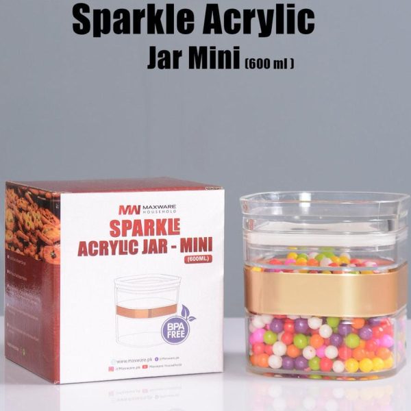 Sparkle Acrylic Jar Mini (600 ml)