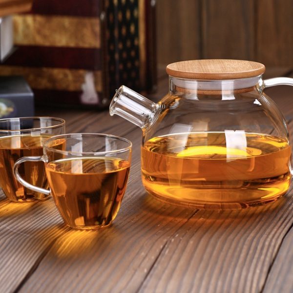 Heat-Resistant Glass Kettle (800ml)