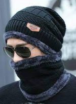 Winter Cap and neck warmer for Men and Women , - Image 2